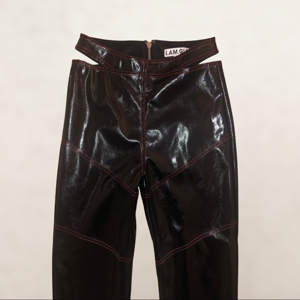 I.AM.GIA Paris Pants vinyl high waisted pants - Picture 4 of 5
